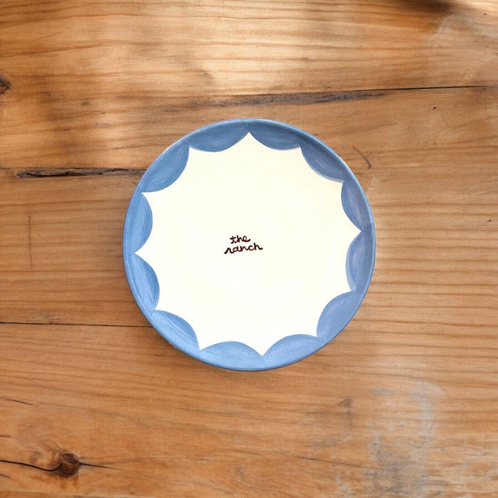 "the ranch" Hand-painted Plates/Set of Two