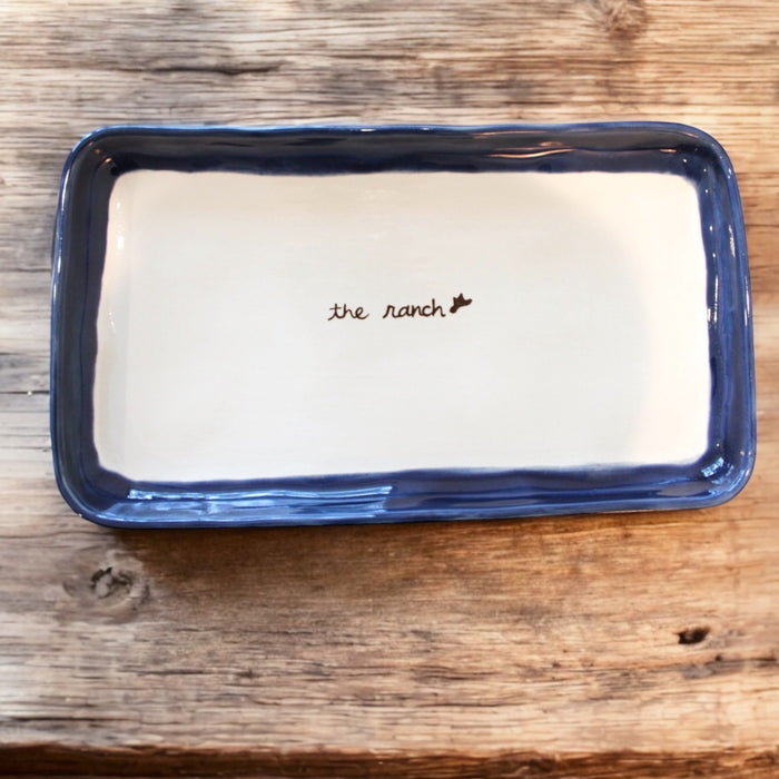 “the ranch” Thumb Print Tray