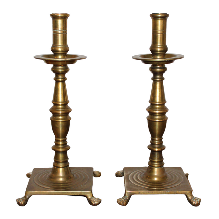 THE Brass Vintage Candle Holders